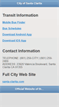Mobile Screenshot of m.santa-clarita.com